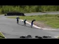 XC-ski sprint training whit rollerskies on the karting track, 2nd heat