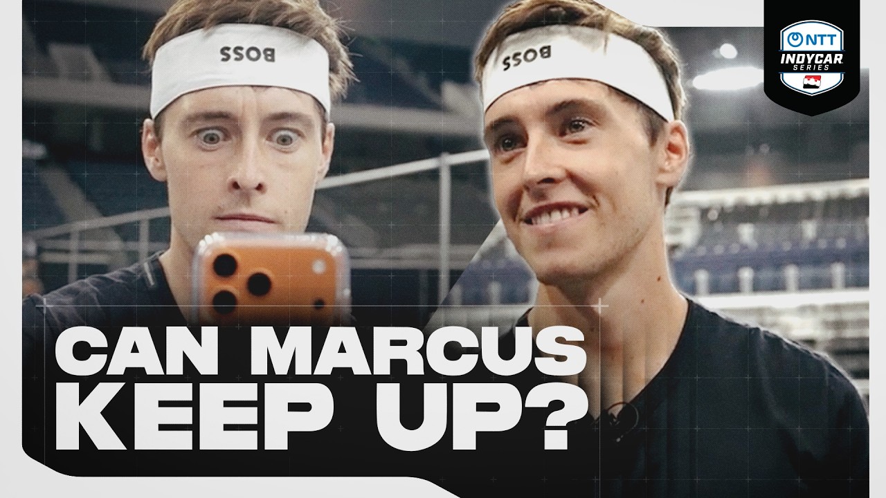 Can an INDYCAR Star Keep Up with a Tennis Pro?!