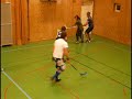 Floorball match Floorball match