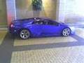 Blue Lambourghini