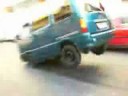How to make a stoppie with a van How to make a stoppie with a van