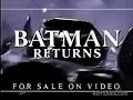Batman Returns VHS commercial Batman Returns VHS commercial