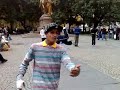 Breakdancers in central park