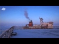 Raw Video: Tanker Getting Close to Nome