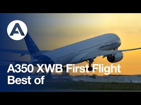 Flight - From the precisely-timed takeoff to a smooth landing just over four hours later, the A350 XWB's maiden flight on 14 June 2013 confirmed this jetliner's promi...