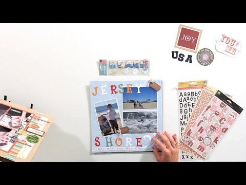 How to Create Page Titles | Scrapbooking