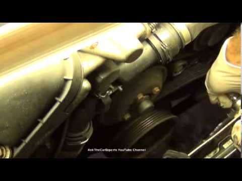 BMW AC And Main Serpentine Drive Belt Removal And Installation Procedure DIY M52TU M54