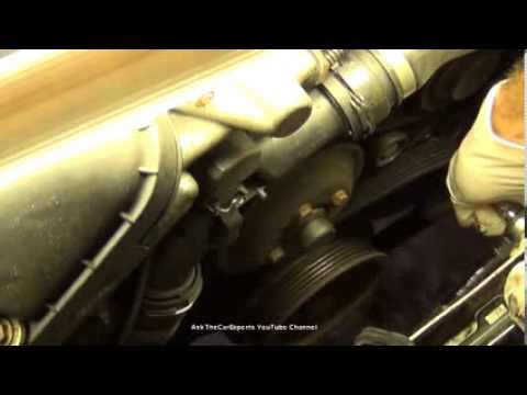 BMW AC And Main Serpentine Drive Belt Removal And Installation Procedure DIY M52TU M54