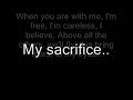 My Sacrifice - Creed