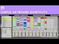 Ableton Live: A Few Useful Keyboard Shortcuts