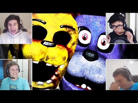4 FACECAMS! - Five Nights at Freddy's Doom MULTIPLAYER!