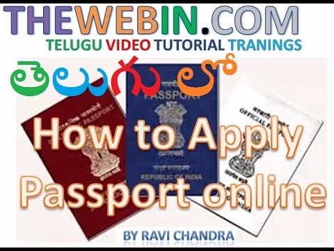 how to apply for online passport