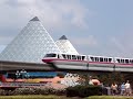 The Walt Disney World Monorail System over EPCOT
