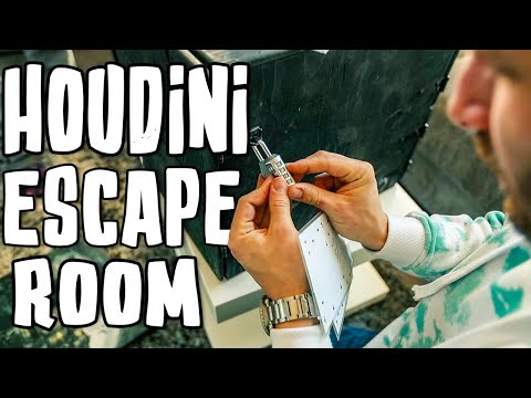 Solving The Houdini ESCAPE Room!!