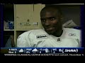 Milt Stegall tries on a Pink Toque