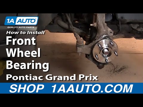How To Install Replace Front Wheel Bearing Grand Prix Impala 1AAuto.com