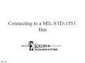 How to connect to a MIL-STD-1553 bus