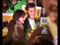 Jan Peter Balkenende viert de overwinning Jan Peter Balkenende viert de overwinning