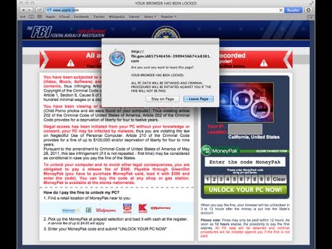 how to get rid of fbi virus on mac