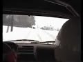 Few dumb people nearly run over by a Cinquecento in Poland