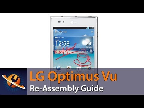 how to open lg vu battery