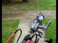 My Homebrew Longwire Antenna launcher in action