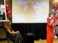 At Crystal Guidice's 40th Birthday Bash, her good friend, Pastor Crystal Guderian, reenacted the Miss Lynnwood Pageant from 1988 where Crystal Guidice (Bellin) performed her 