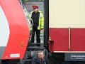 Gourmet-Express beim Umsetzen - Seltenes Ereignis im Bahnhof Fellbach