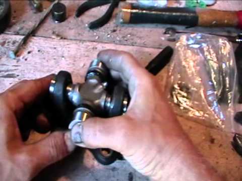 One way to remove and replace a U-joint