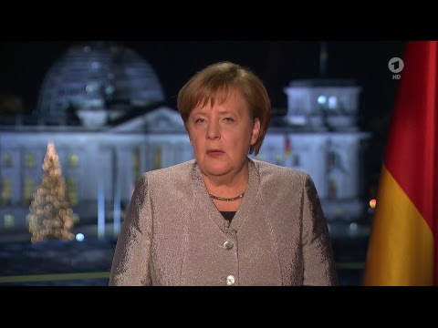 Neujahrsansprache von Bundeskanzlerin Angela Merkel