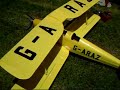 giant r/c tigre moth biplane as flown by john donovan