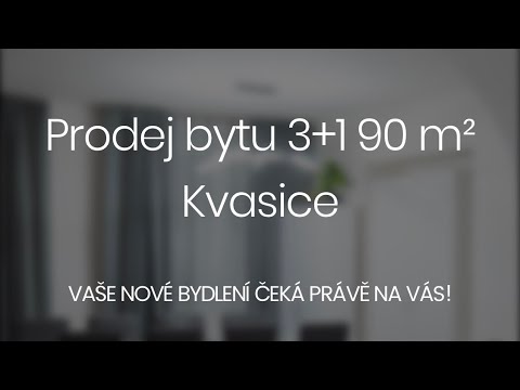 Video Prodej bytu 3+1, 90 m Kvasice