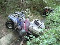 Stuck in a ditch with my Grizzly 700 - 02