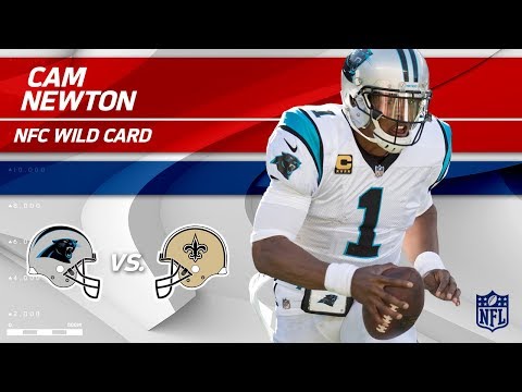 Video: Cam Newton's 386 Total Yards & 2 TDs vs. New Orleans! | Panthers vs. Saints | Wild Card Player HLs