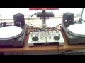 Timecoded vinyl DJ setup