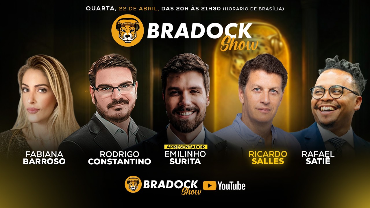 Bradock Show 21/04/26 - RICARDO SALLES, Emilinho, Rodrigo Consta, Fabiana Barroso e Rafael Satiê