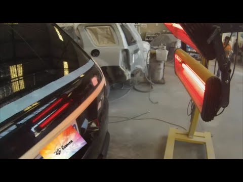 Black Range Rover Sport “Repair, Prep, Prime & Paint”
