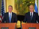 Bush expects Mideast peace treaty by next year