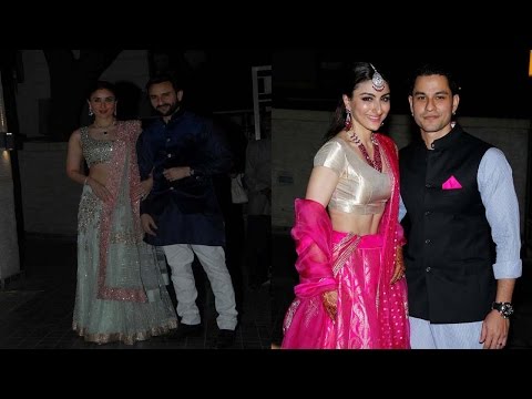 Saif Ali Khan, Kareena Kapoor At Soha Ali Khan & Kunal Khemu’s Wedding Reception