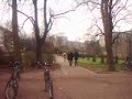 Cologne University - In front of the refectory, Febr. 2004
