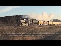 Fire It UP 844 leaves Tucumcari,NM on a Sunrise southbound to Almaogordo for the Centennial of the 
