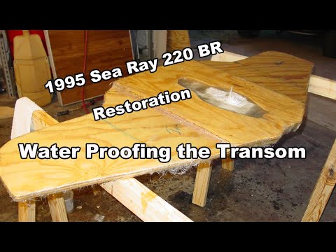 how to rebuild a transom on a fiberglass boat