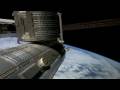 Earth view from ISS window, HD