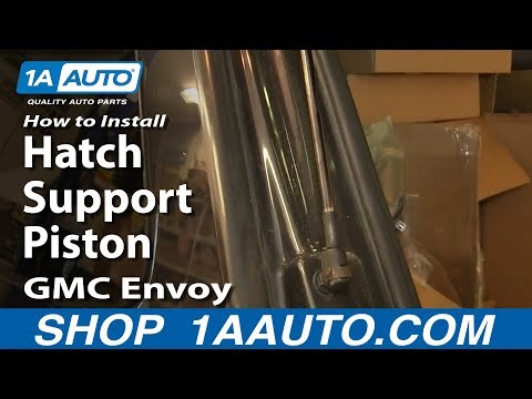 How To Install Replace Rear Hatch Support Piston 2002-09 GMC Envoy and XL