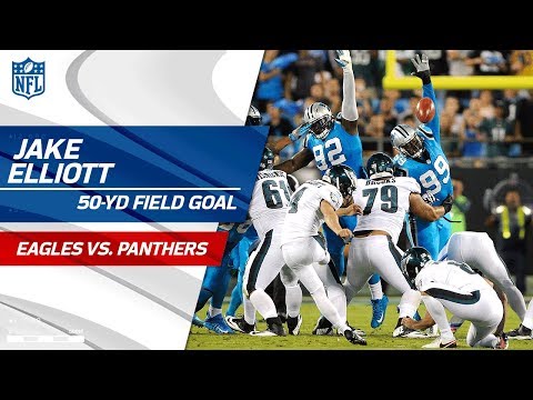 Video: Wentz Leads Big Drive Capped Off by Jake Elliott's 50-Yd FG! | Eagles vs. Panthers | NFL Wk 6