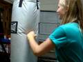 boxing with taylor!!! well speed boxingg