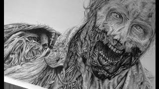 The Walking Dead - Time Lapse Drawing (PART 2)