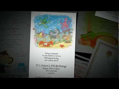 Kid’s Birthday Party Invitations