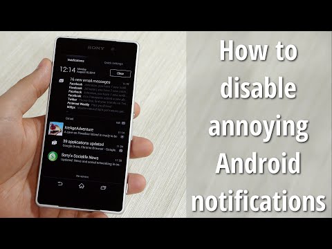how to turn notifications off on android