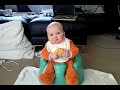 munching on a rusk